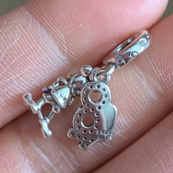 NWOT Disney Mickey Mouse 100th Celebration Dangle Charm Sterling Silver 925 - Picture 8 of 11